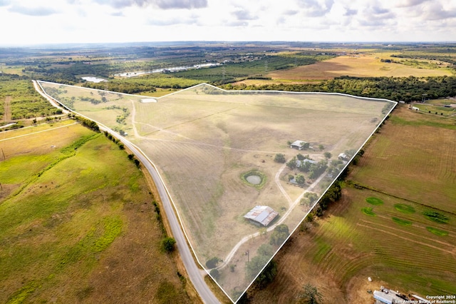 bird's eye view featuring a rural view