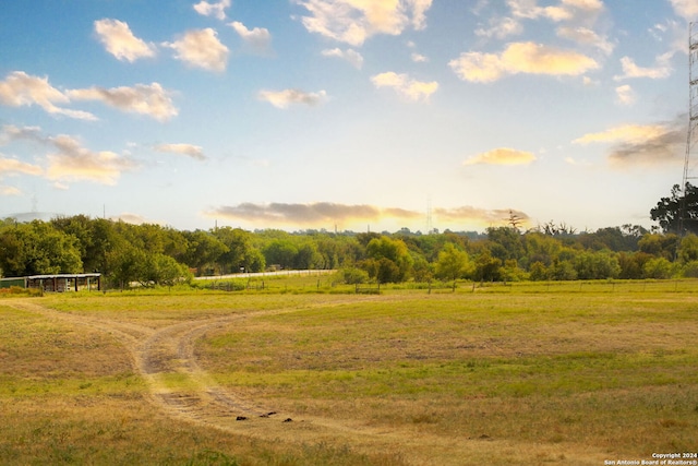 view of landscape with a rural view