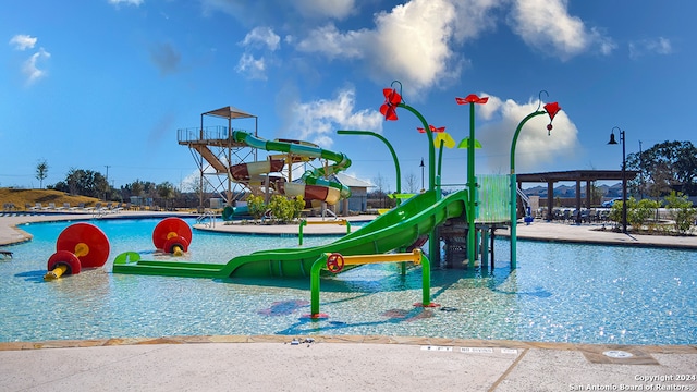 view of jungle gym