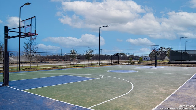 view of sport court