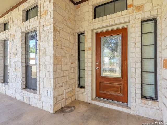 view of property entrance