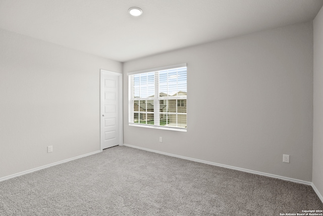 unfurnished room with carpet flooring