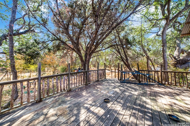 view of deck