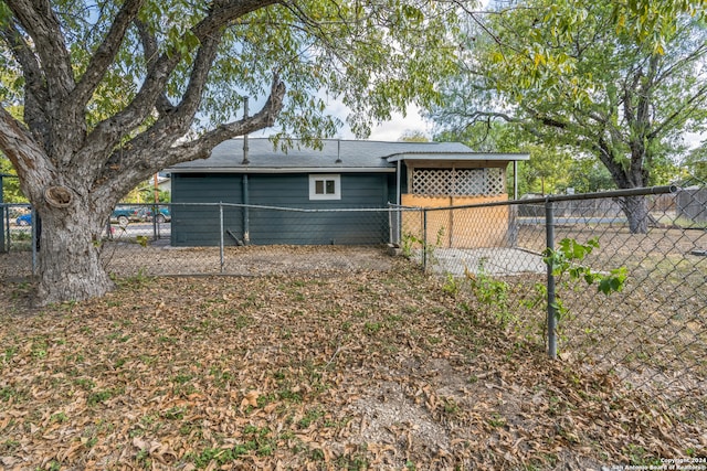 view of back of property