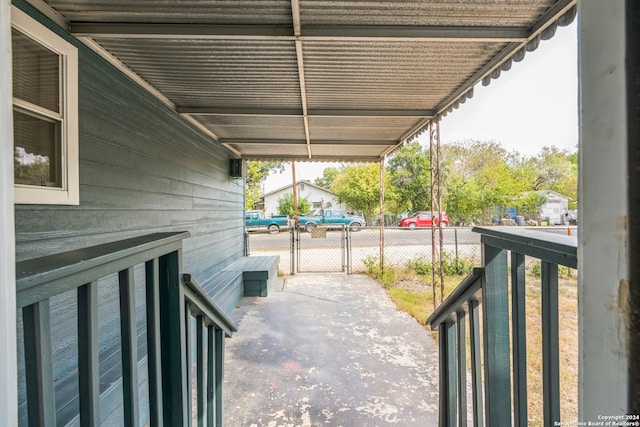 view of patio