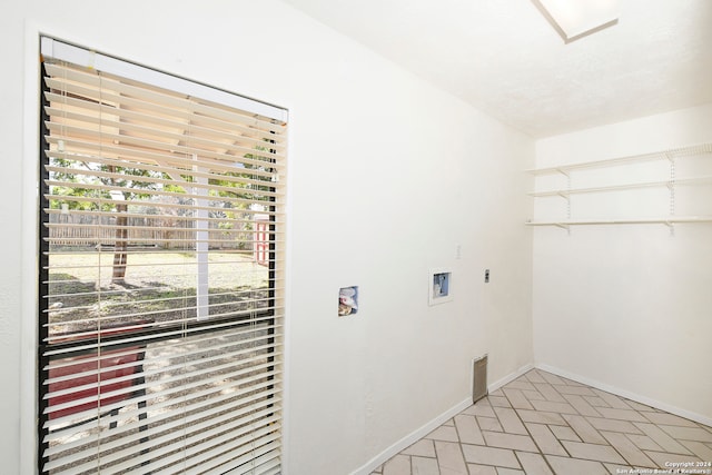 view of laundry room