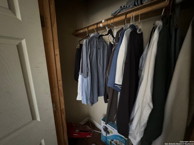 view of closet