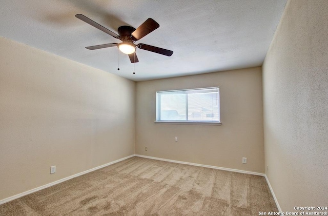 6810 Crown Rdg, San Antonio, TX 78239 - spare room with carpet, ceiling fan, and baseboards