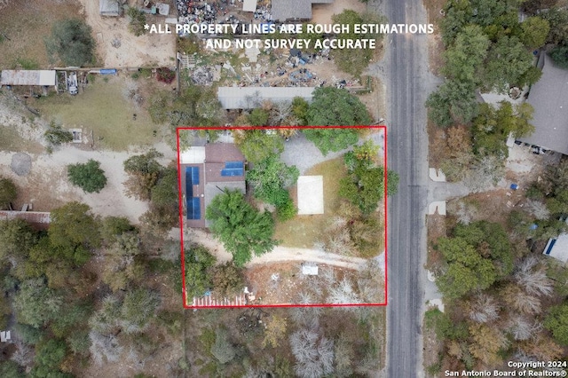 22620 Little Walnut Dr, San Antonio, TX 78264 - bird's eye view