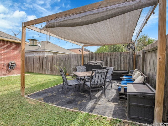 view of patio