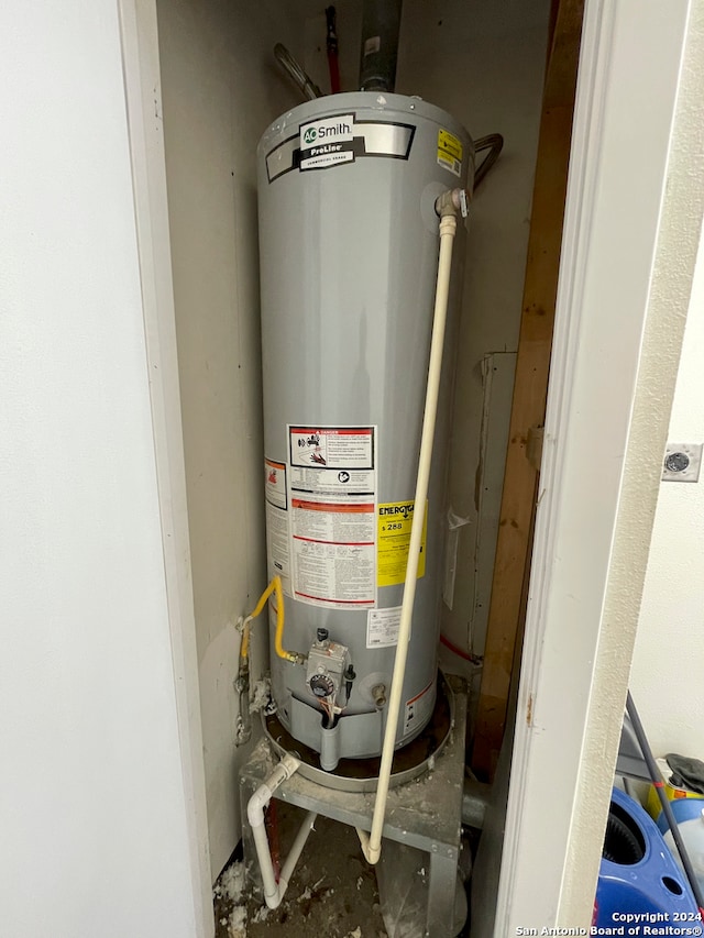 utilities featuring water heater