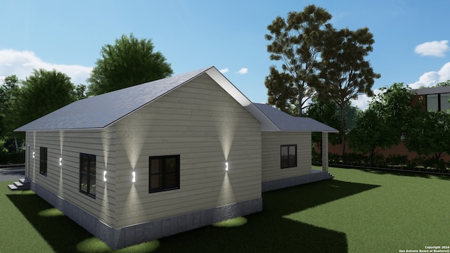 341 Avondale Ave, San Antonio, TX 78223 - view of side of home featuring a lawn