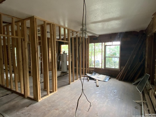 341 Avondale Ave, San Antonio, TX 78223 - misc room with gas water heater and a ceiling fan