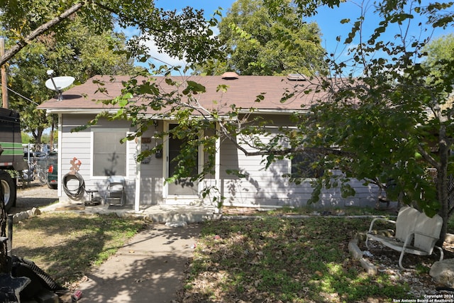 view of rear view of house