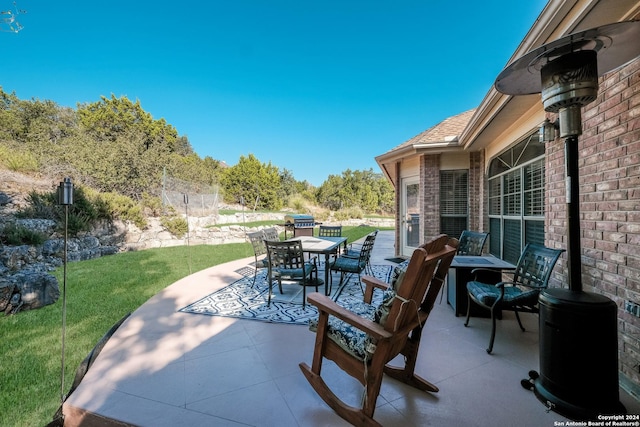 view of patio / terrace with outdoor dining space