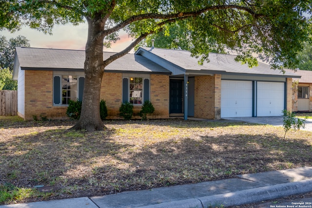 ranch-style house with a garage