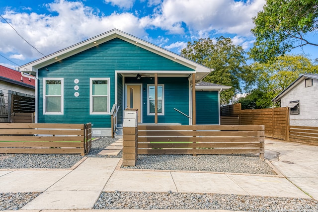 bungalow with covered porch