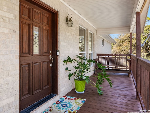 view of entrance to property