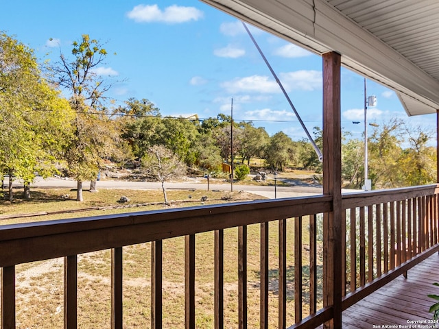 view of deck