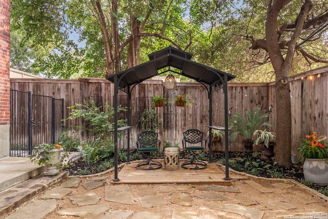 view of patio