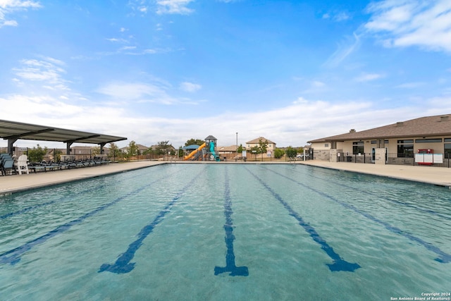 view of pool