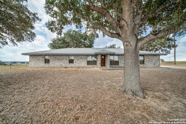 view of ranch-style home