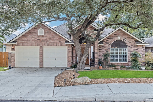 view of property with a front lawn