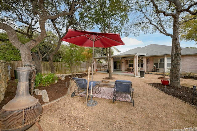 view of patio