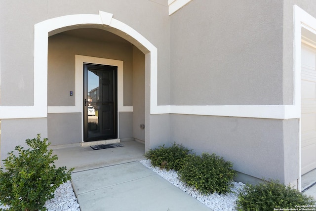 3254 Old Almonte Dr, San Antonio, TX 78224 - doorway to property featuring stucco siding