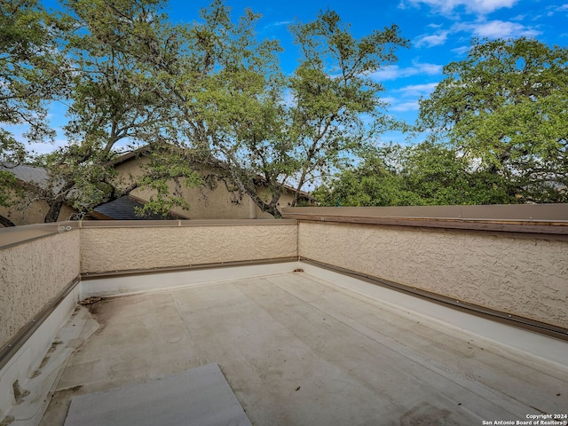 view of patio / terrace featuring a balcony