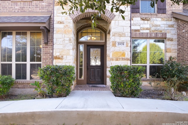 view of entrance to property