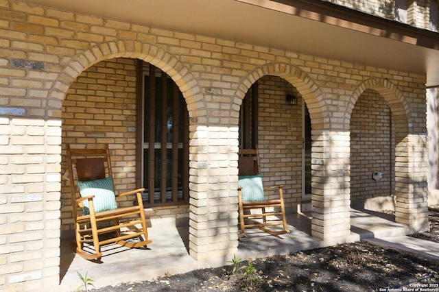 view of patio / terrace with covered porch