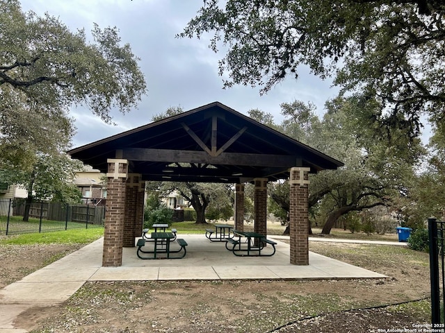 surrounding community featuring a gazebo