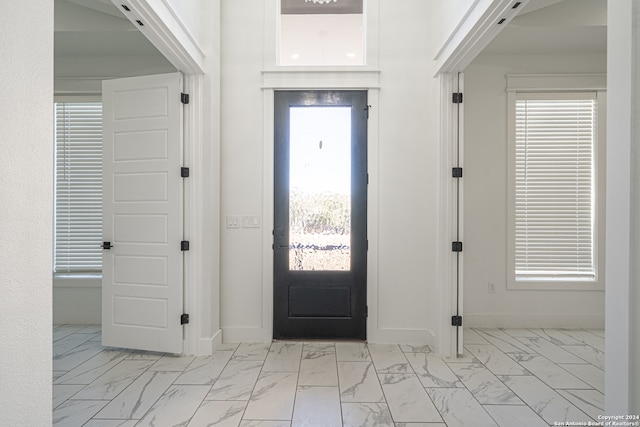 view of foyer entrance