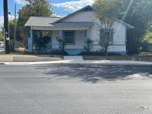 view of bungalow-style home