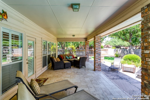 view of patio / terrace with outdoor lounge area