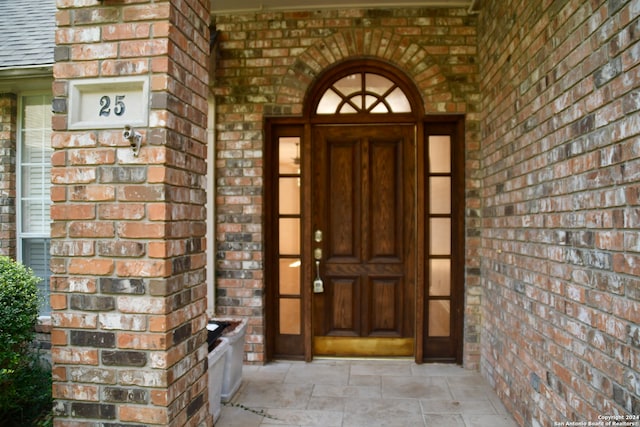 view of property entrance