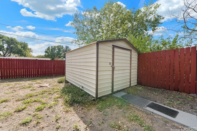 view of outbuilding