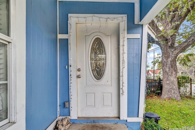 view of entrance to property