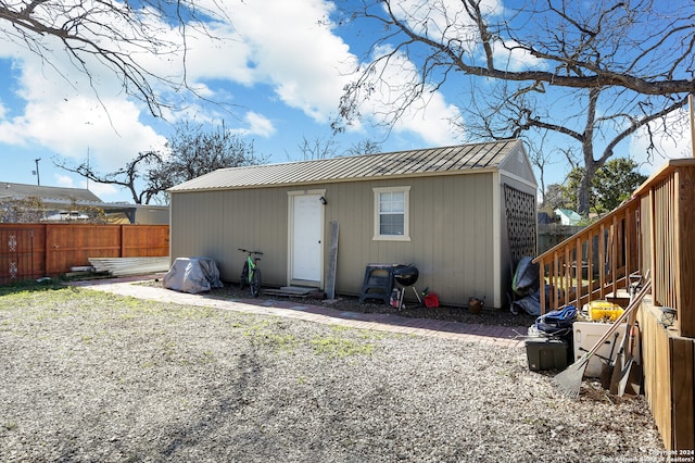 view of back of property