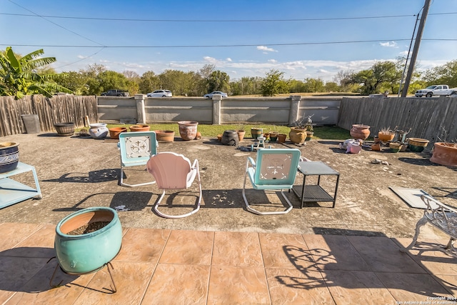 view of patio