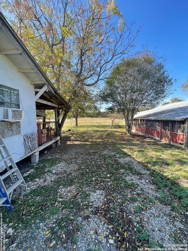 view of yard