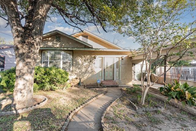 view of bungalow