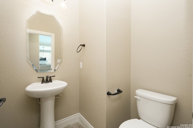 bathroom with toilet