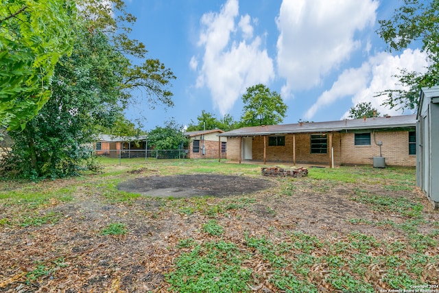 view of yard