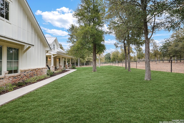 view of yard