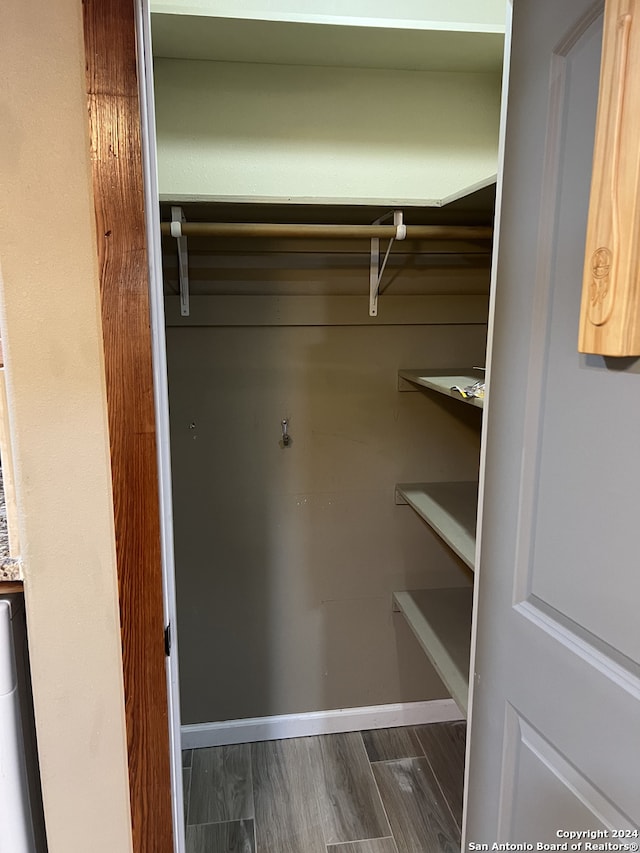 view of closet