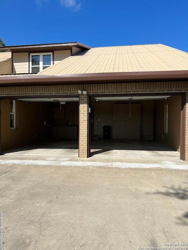 view of front of house featuring brick siding