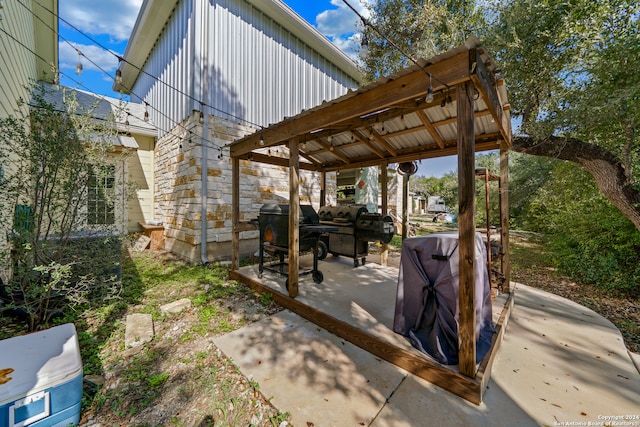 view of patio