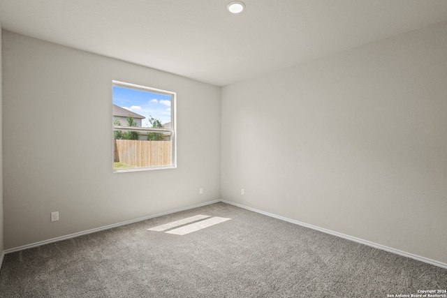 spare room with carpet flooring